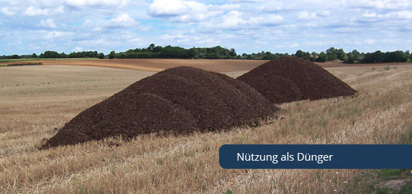 <span>Wertschöpfung für die Landwirtschaft.</span><span style=font-size:14px;>Aufbereitung der organischen <br/>Bestandteile für die Nutzung als <br/>Dünger</span>